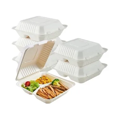 8inch 9inch 3compartment Takeaway Meal Box